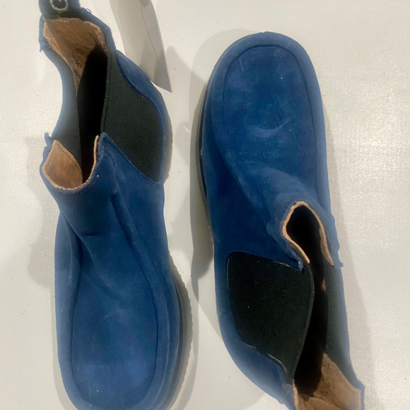 Ladies George Cox Vintage Navy Blue Chelsea  Boot Sz US 7 - Picture 9 of 10